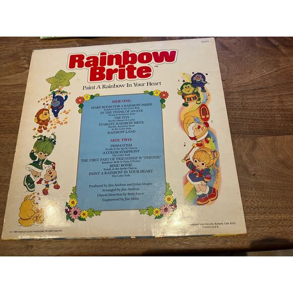 Vintage Rainbow Brite Book Lot – Read-Along Book Vinyl Records - Picture 11 of 11